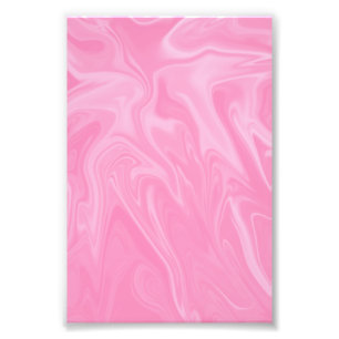 Pink Waves Painting Best minimal abstract art Photo Print