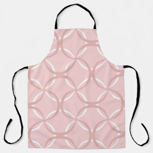 Pink Waves: Seamless Chic Pattern Apron