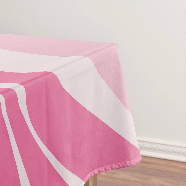 Pink Waves Tablecloth (In Situ)