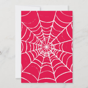 Pink Web Holiday Card