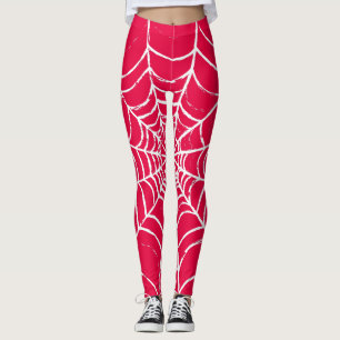 Pink Web Leggings
