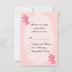 Pink Wedding Bells RSVP