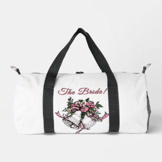 Pink Wedding Bells The Bride Duffle Bag