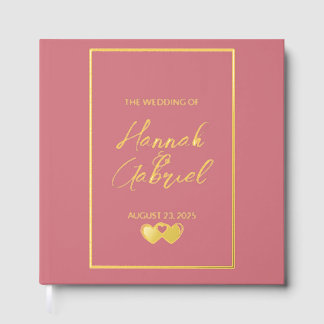 Pink Wedding Guest Book