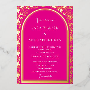 Pink Wedding (Retro-Dotted)