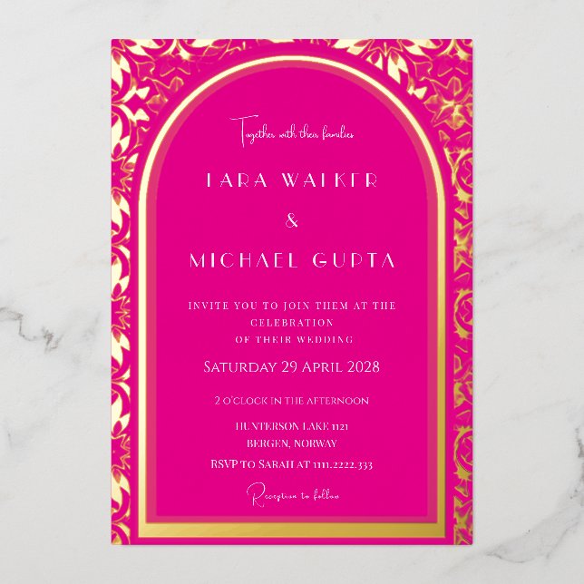 Pink Wedding (Retro-Dotted) (Front)