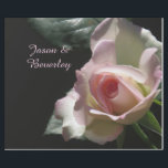 Pink Wedding Rose Wrapping Paper<br><div class="desc">Pink wedding Rose: First love,  Innocence,  Healing. Perhaps the most famous couple ever was Mary and Joseph and Jesus and Mary and the depth of her love for Jesus.</div>