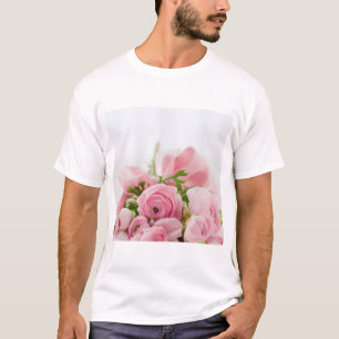 Pink Wedding Roses T-Shirt