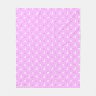 Pink Werewolf  Fleece Blanket