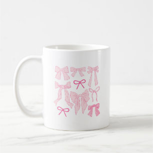 Pink Whimsical Bows Coffee Mug