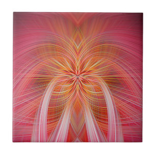 Pink Whispers Ceramic Tile