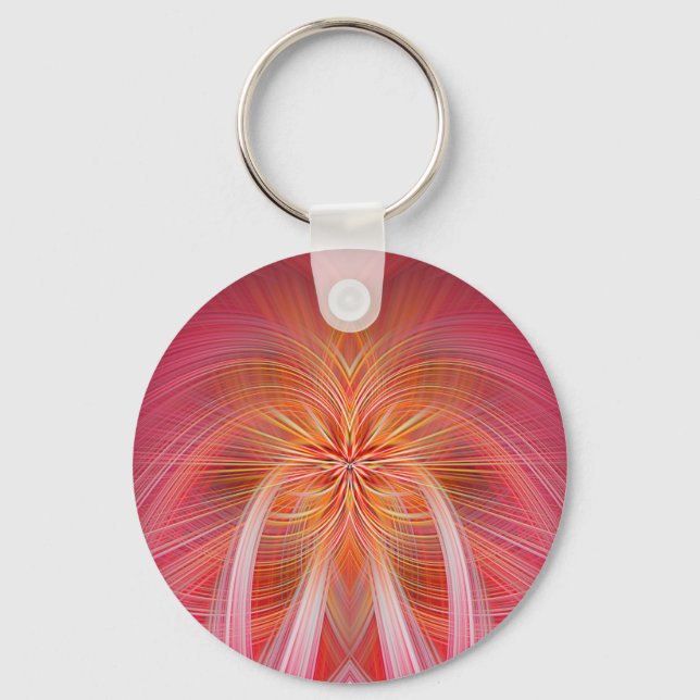Pink Whispers  Key Ring (Front)