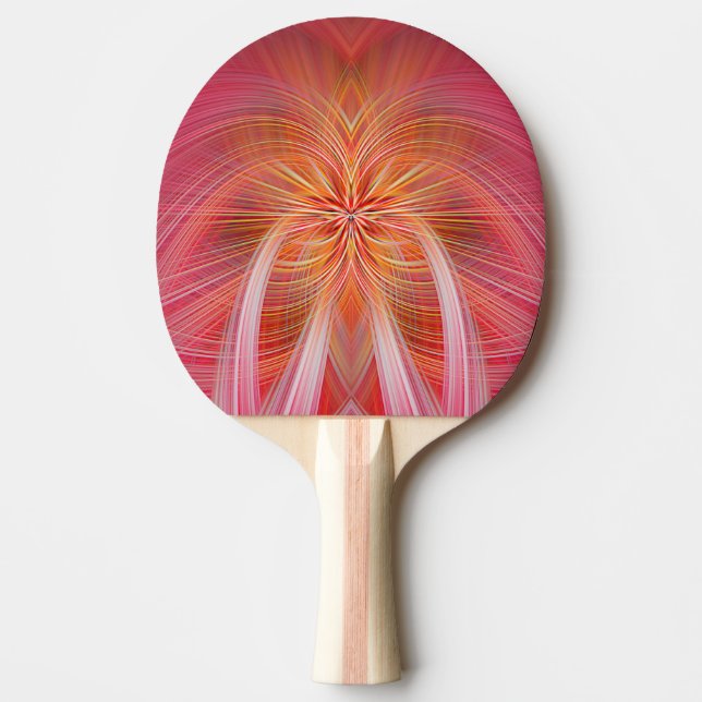 Pink Whispers  Ping Pong Paddle (Front)