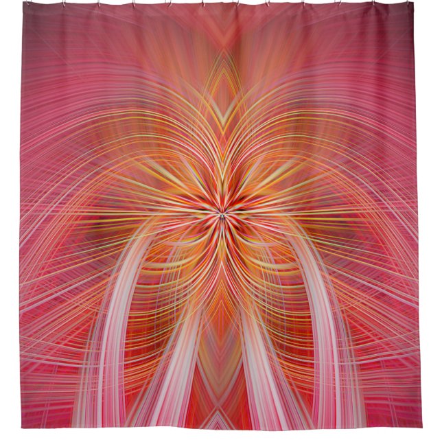 Pink Whispers    Shower Curtain (Front)