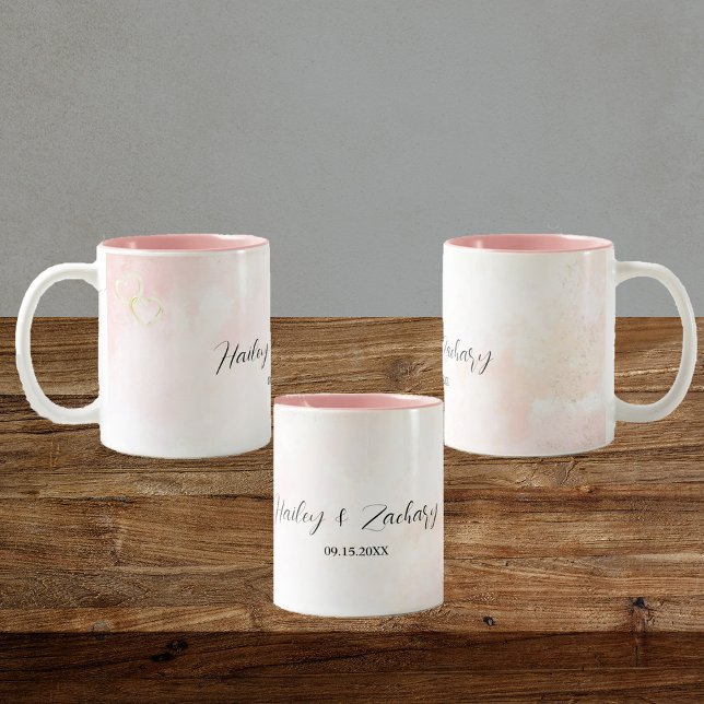 Pink Whispers  Two-Tone Coffee Mug (Creator Uploaded)
