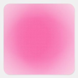 Pink White Blank Template Custom Trend Colour Square Sticker