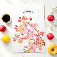 Pink White Cherry Blossom Flowers Chic