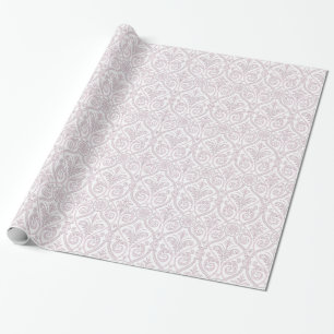 Pink & White Damask Gift Wrap