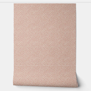 Pink White Dot Pattern Wallpaper