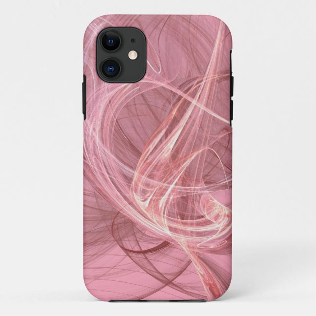 Pink & White  iPhone 5 Case-Mate Barely There Case (Back)