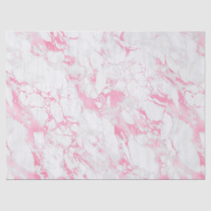 Pink White Marble      Tissue Paper