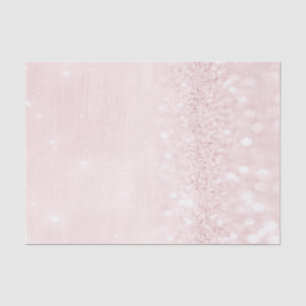 Pink White Pastel Glitter Powder Girly 16th Bridal Tissue Paper