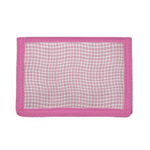 Pink White Plaid Chequered Seamless Pattern