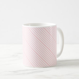 Pink & White Stripe Mug