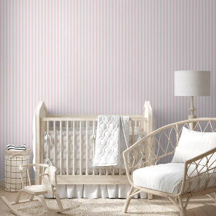 Pink White Striped Kids Room Nursery Wall Decor