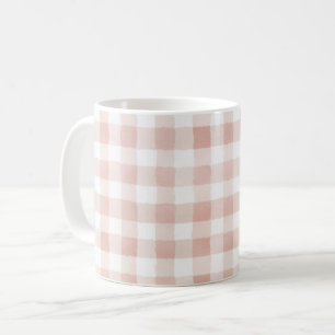 Pink White Stripes Coffee Mug