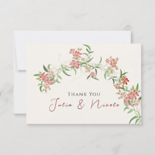 Pink Wildflower Rose Spring Garland Wedding