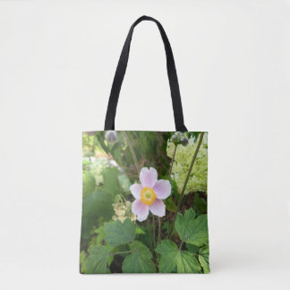 Pink Wildflower Tote Bag | Botanical Floral Reusab
