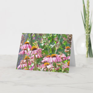 Pink Wildflowers Card