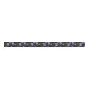 Pink Wildflowers Grosgrain Ribbon