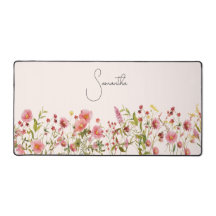 Pink Wildflowers Personalised