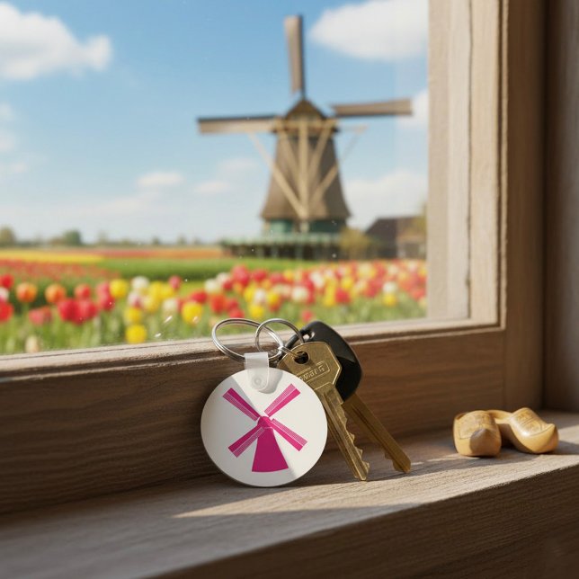 Pink Windmill Key Ring (Creator Uploaded)