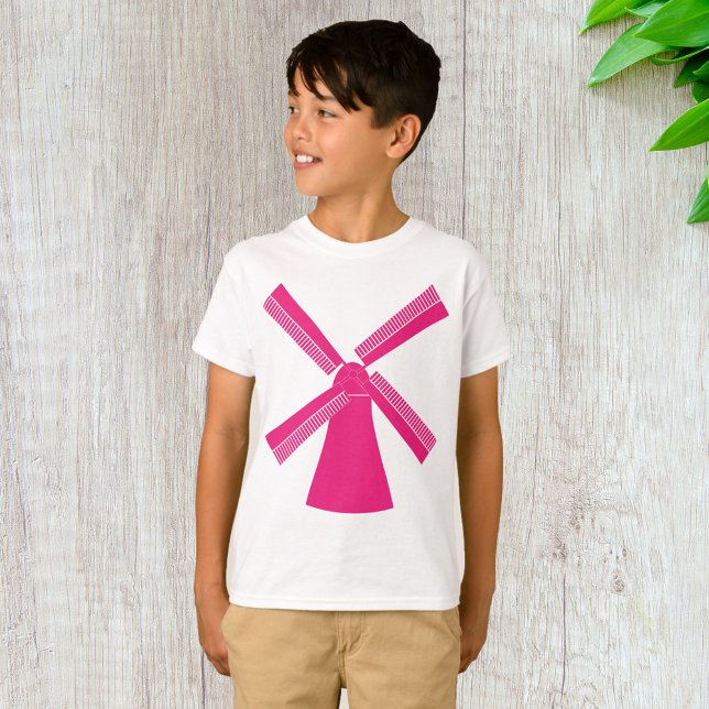 Pink Windmill T-Shirt (Creator Uploaded)