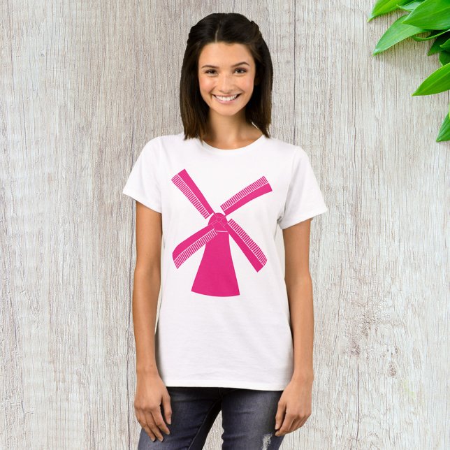 Pink Windmill T-Shirt (Creator Uploaded)