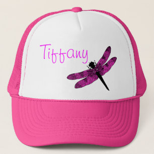 Pink Winged Dragonfly Trucker Hat