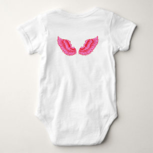 Pink Wings Baby Bodysuit