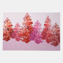 Pink Winter Wonderland Doormat
