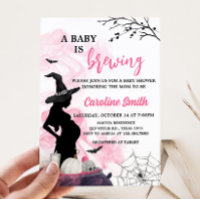 Pink Witch A Baby is Brewing Baby Shower