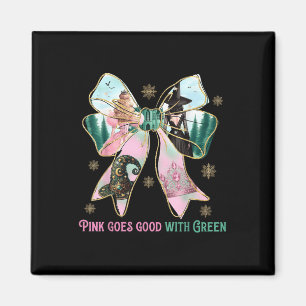 Pink Witch Goes Good With Green Halloween Witch Wo Magnet