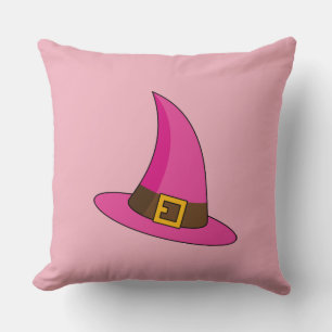 Pink Witch Hat Cushion
