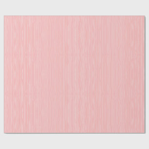 Pink Wobbly Lines Wrapping Paper 