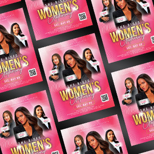 Pink Women’s Church Conference She Rises Flyer