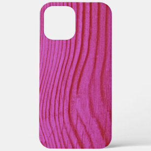 Pink Wood Grain iPhone 12 Pro Max Case