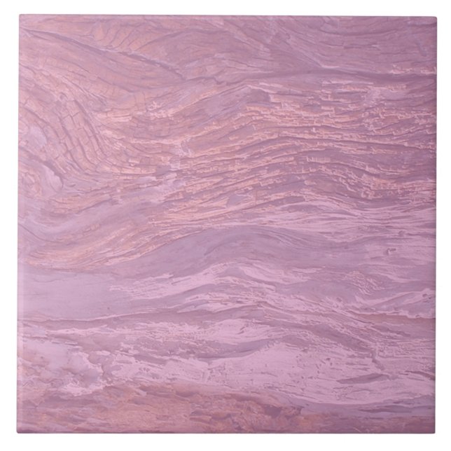 Pink Wood Texture Ceramic Tile (Front)