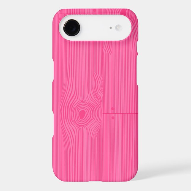 pink woodgrain Case-Mate iPhone case (Back)