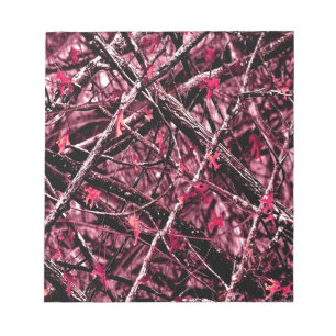 Pink Woodland Camo Notepad